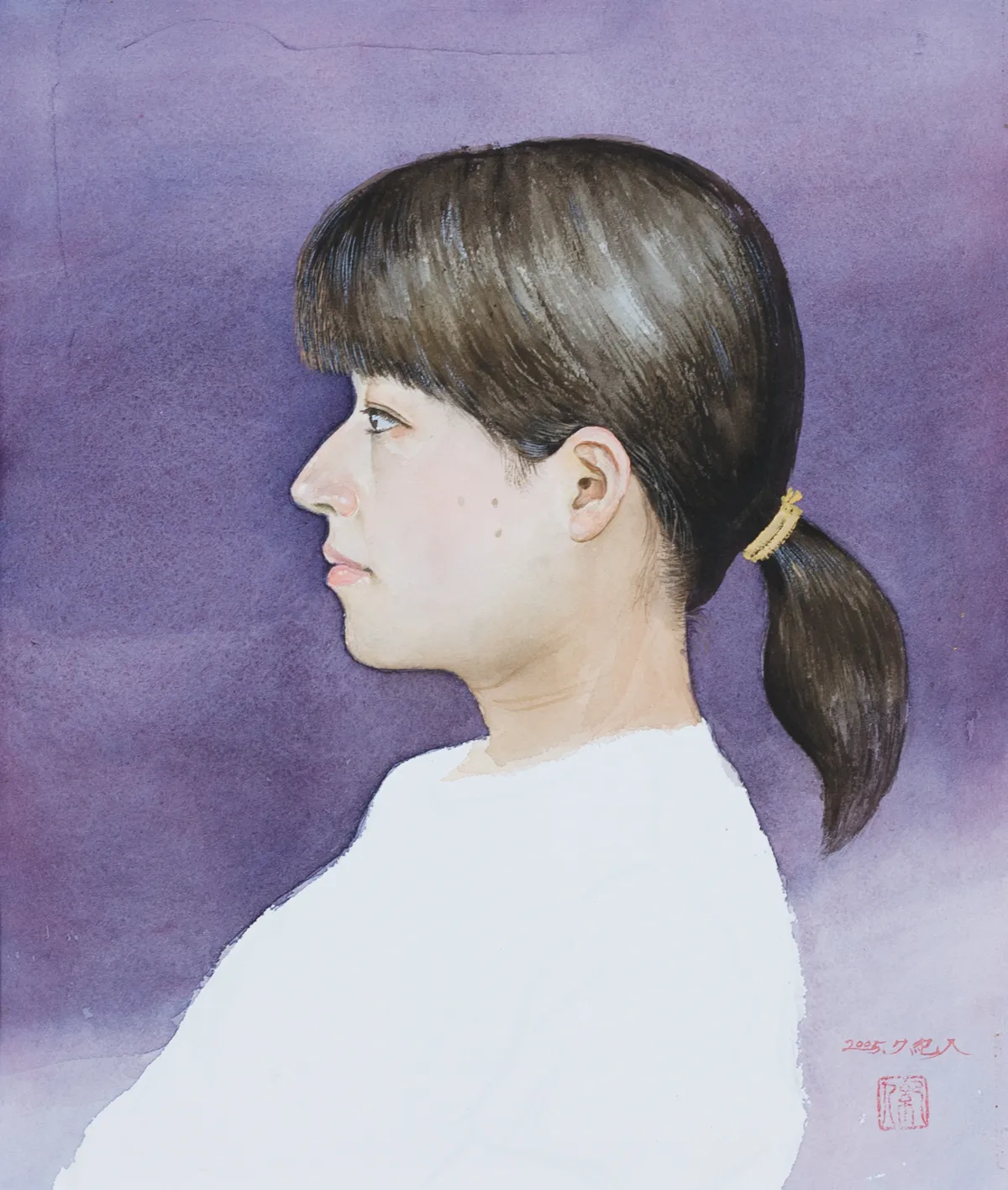 作品名　横顔